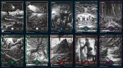 Crimson Vow CV x10 Full Art Land Set x1 of Each Art - Near Mint - MTG Magic - Image 1