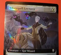 MTG, MAGIC: SILVERQUILL LECTURER/ RIPPLE FOIL* - M3C #0044 - NM / RARE - Image 2