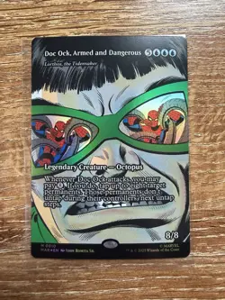 Doc Ock, Armed and Dangerous FOIL NM/M Marvel Spiderman MTG MAGIC THE GATHERING - Image 1