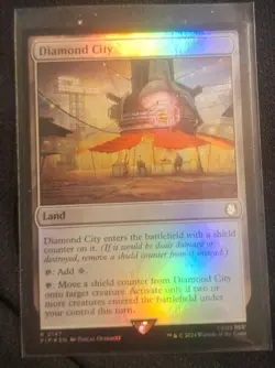 MTG Magic: The Gathering Diamond City #147 Pip Fallout Foil - Image 1