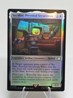 Yes Man, Personal Securitron FOIL X1 PIP MTG Universes Beyond: Fallout - Image 1