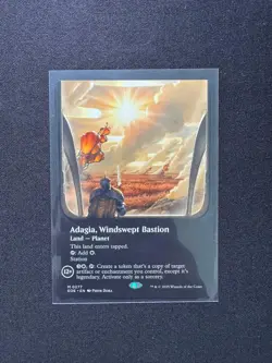 ADAGIA, WINDSWEPT BASTION (BORDERLESS) - Magic: The Gathering - NM/M - Image 1