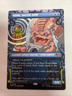 MTG Krang, Master Mind (Showcase) Rare #230 Ninja Turtles - Image 1