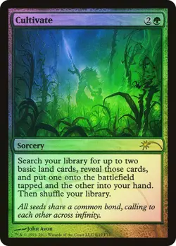 Cultivate Foil FNM Promo NM MTG - Image 1