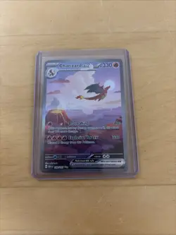 Pokemon SV Scarlet & Violet 151 Charizard EX Card 199/165 Sir NM Condition - Image 1