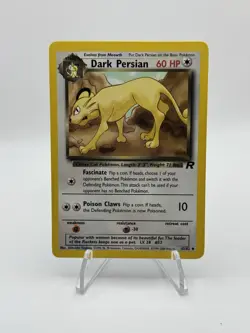 Dark Persian- 42/82 - 1st Edition Team Rocket - Pokemon Card - NM - Image 1