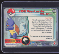 Pokemon TCG | Topps TV Animation Edition | Wartortle #08 | Non Holo | MP - Image 2