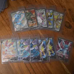 11x Pokemon TCG SR card lot korean eevee heroes and chinese 151 - Image 1