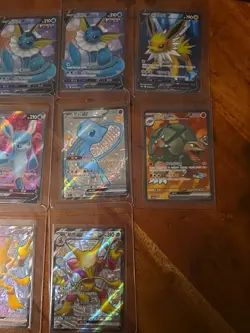 11x Pokemon TCG SR card lot korean eevee heroes and chinese 151 - Image 3