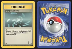 Pokemon TCG | Energy Removal 119/130 | Common | Base Set 2 | Moderately Played - Image 1