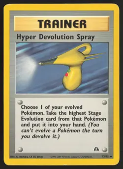 Pokemon TCG | Hyper Devolution Spray 73/75 | Uncommon | Neo Discovery | MP - Image 2