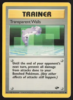 Pokemon TCG | Transparent Walls 125/132 | Common | Gym Challenge | MP - Image 2