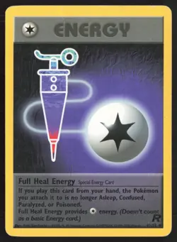 Pokemon TCG | Full Heal Energy 81/82 | Uncommon | Team Rocket | MP - Image 2
