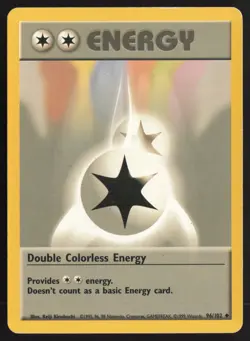 Pokemon TCG | Double Colorless Energy 96/102 | Uncommon | Base Set | MP - Image 2