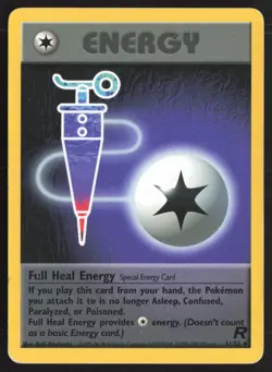Pokemon TCG | Full Heal Energy 81/82 | Uncommon | Team Rocket | MP - Image 2