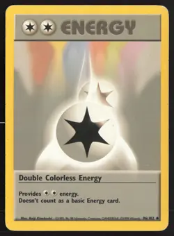 Pokemon TCG | Double Colorless Energy 96/102 | Uncommon | Base Set | MP - Image 2