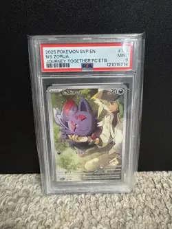 PSA 9 N's Zorua - 189 (Pokemon Center Exclusive) Sv: Scarlet & Violet Promo - Image 1
