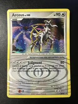 Arceus CREASE DP50 Diamond and Pearl Promo Holo Rare Pokemon - Image 1