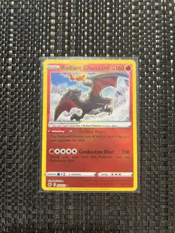 Pokemon Radiant Charizard 020/159 Crown Zenith Holo Radiant Rare 160 HP Card - Image 1