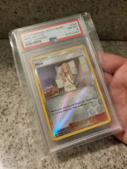 Pokemon Tcg Mina Reverse Holo 183/214 Lost Thunder Psa 8 - Image 4