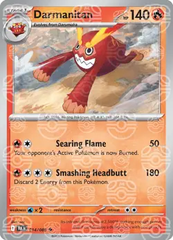 Darmanitan 014/086 [Master Ball] Reverse Holo - Black Bolt Pokemon - Image 1