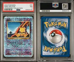 2002 POKEMON LEGENDARY COLLECTION #67 ABRA-REVERSE FOIL PSA 7 - Image 3
