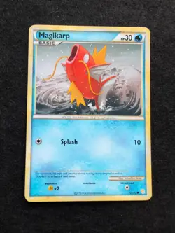 Pokemon TCG Magikarp Heartgold Soulsilver 72/123 Regular Common - Image 1