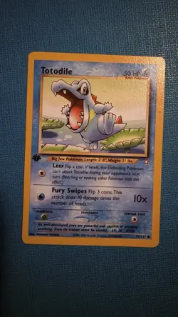 Totodile - 1st Edition Neo Genisis - 81/111 - Pokemon TCG - Vintage - WotC - Image 1