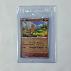 Pokemon Salameche ( Charmander ) 004/165 MEW Sealed GameStop Stamp Promo FRENCH - Image 1