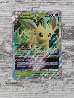 Leafeon VSTAR 014/159 Ultra Rare Crown Zenith Pokemon TCG NM - Image 1