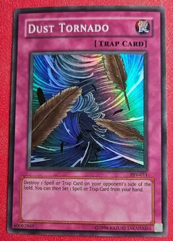 1x Yu-Gi-Oh! Dust Tornado - PSV-011 - Super Rare - Unlimited Edition - LP - Image 1