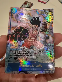 One Piece Monkey.D.Luffy OP11-118 Alternative Art English Manga Custom Card - Image 2