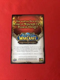 World of Warcraft Magtheridon's Lair Raid Deck Special Edition Upper Deck 53334549592 - Image 3