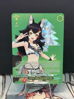 Weiss Schwarz hololive Ookami Mio SP Summer Splash Party! NM ENGLISH - Image 1