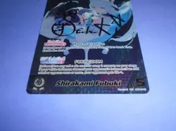 Hololive OCG Shirakami Fubuki (Quintet Spectrum hBP02-001) SEC Signed English NM - Image 2