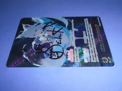 Hololive OCG Shirakami Fubuki (Quintet Spectrum hBP02-001) SEC Signed English NM - Image 5