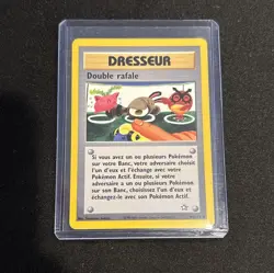 French Rare Vintage Double Gust Double Rafale 100/111 Neo Genesis Pokemon Card - Image 1