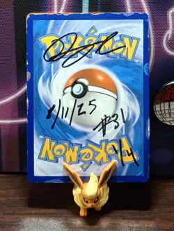 Pokemon Squirtle Hand Painted Card - Image 2