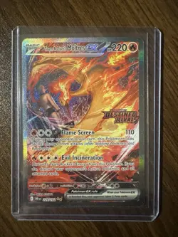 Team Rocket's Moltres ex - (Destined Rivals Stamp) 229/182 Miscellaneous Cards & - Image 1