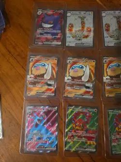 14x English Pokemon TCG SR card lot temporal forces journey together - Image 2