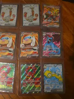 14x English Pokemon TCG SR card lot temporal forces journey together - Image 3