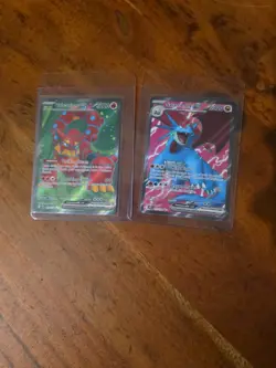 14x English Pokemon TCG SR card lot temporal forces journey together - Image 4