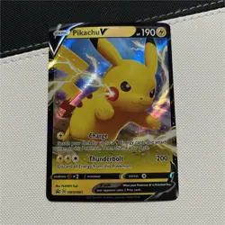 Pokemon Pikachu V SWSH061 Promo Sword & Shield Holo Card English - Image 1