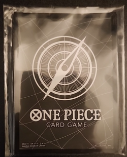 One Piece Card Game - Official Card Sleeves (Black) - 10-Pack - Bandai - NEW - Image 1
