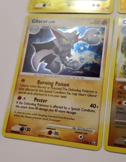 Rhyhorn Tyrogue Gliscor 5/146 Graveler 51/123 Reverse Holo Lot Of 4 Cards Pokemo - Image 4