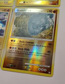 Rhyhorn Tyrogue Gliscor 5/146 Graveler 51/123 Reverse Holo Lot Of 4 Cards Pokemo - Image 5
