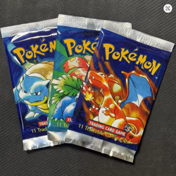 Pokemon PTCG 1st Edition Booster Pack 11 Cards Charizard Trading Game Gift Kids - Image 1