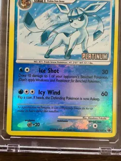 Pokemon TCG Glaceon Majestic Dawn 20/100 Reverse Holo Promo - LOT - 2 Cards - Image 4