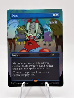 Daze 1934 Rainbow Foil Spongebob Squarepants Secret Lair Drop SLD MTG NM - Image 1