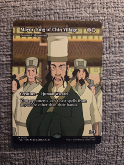 MAYOR TONG OF CHIN VILLAGE ~ NM ~ MTG Magic- 0002 TLE Avatar BORDERLESS - Image 2